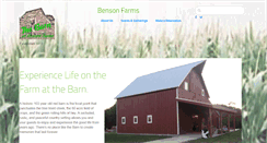 Desktop Screenshot of bensonfarms.com